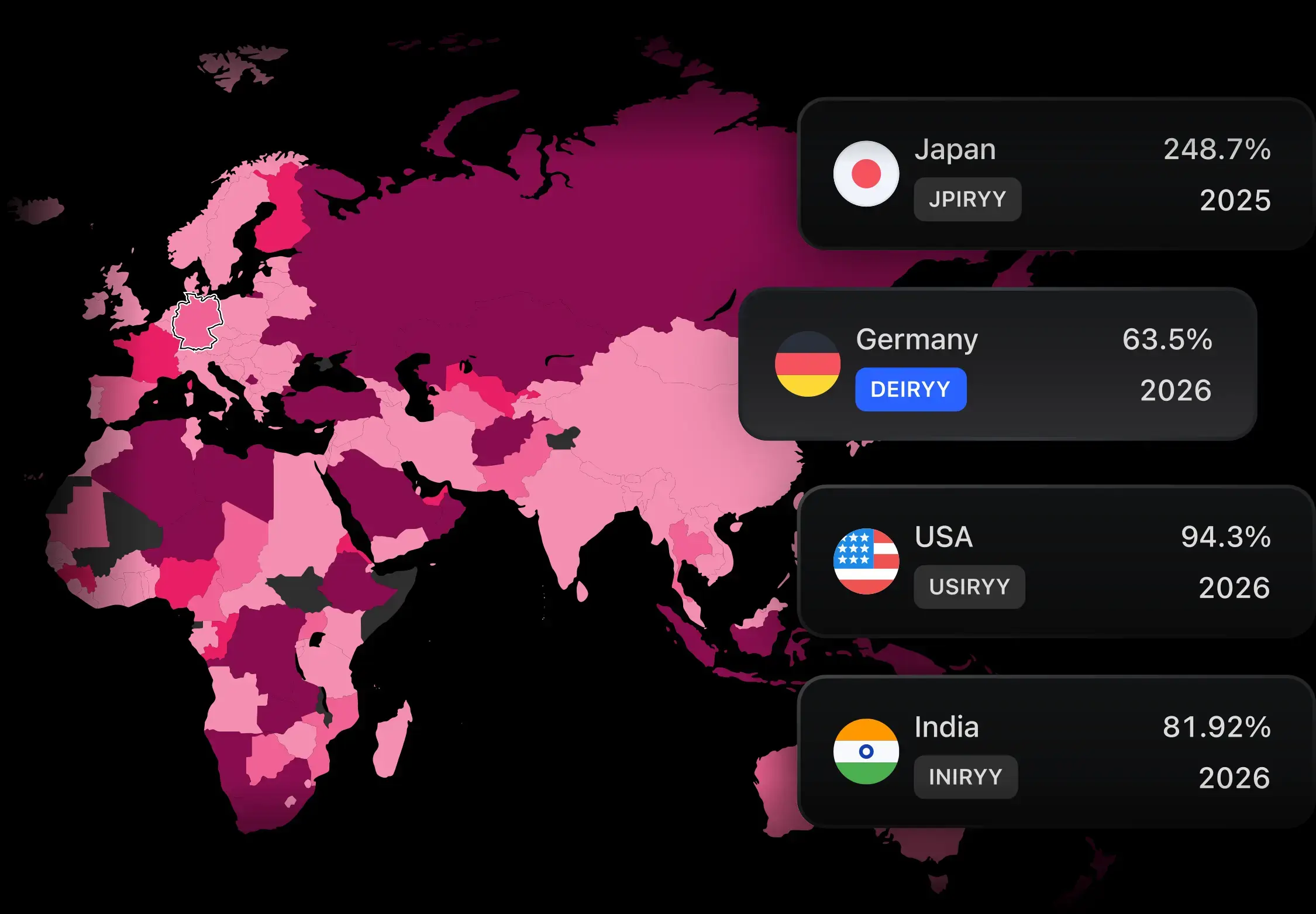 Explore the whole world through maps